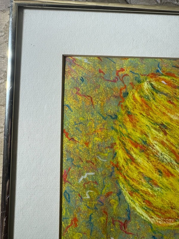Angela Reed Breese "An Abstract Composition" Acrylic Painting - Signed/Framed gallery