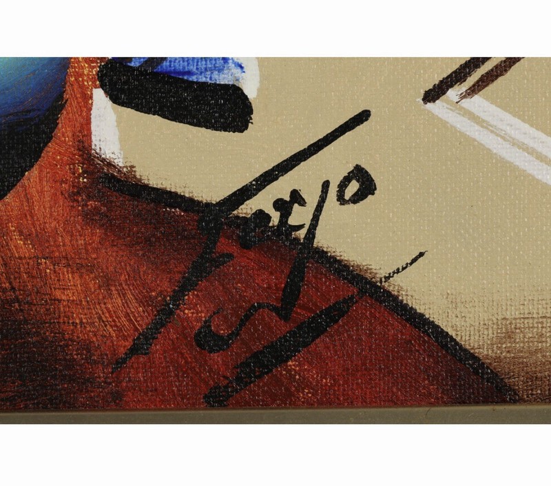 Ferjo Original “Chagall Monet Setting Sun” Painting On Canvas gallery