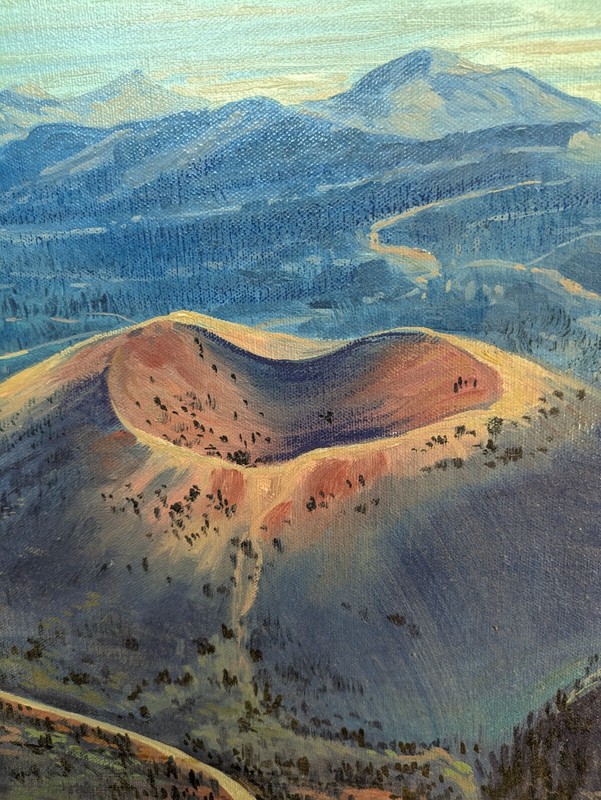 Sunset Crater Volcano National Monument Arizona Landscape Painting 16 x 22 in gallery