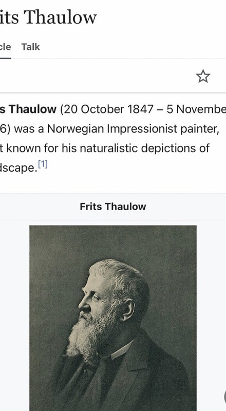 Frist Thaulow Painting Reproduction gallery