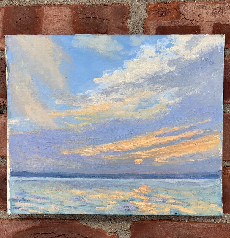 Impressionist Landscape. Roches Point Ontario Canada By William A Drake. 1973