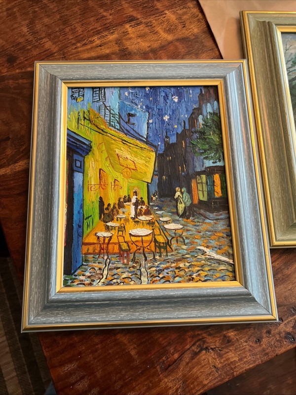 Handpainted Oil Reproduction " Cafe Terrace At Night " gallery