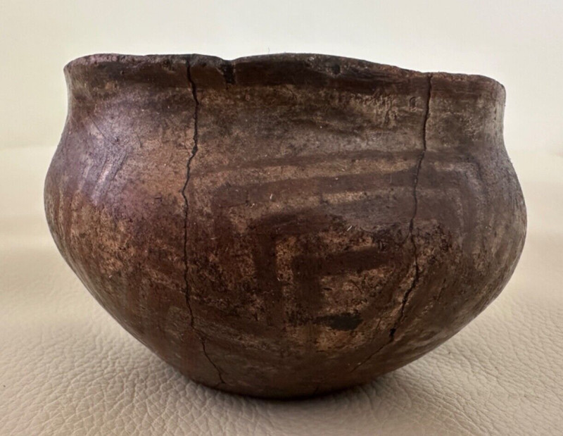 DOUGLAS JOHNSON SANTA FE ARTIST RARE ORIGINAL POTTERY CUP 1970'S 2.5" X 4"