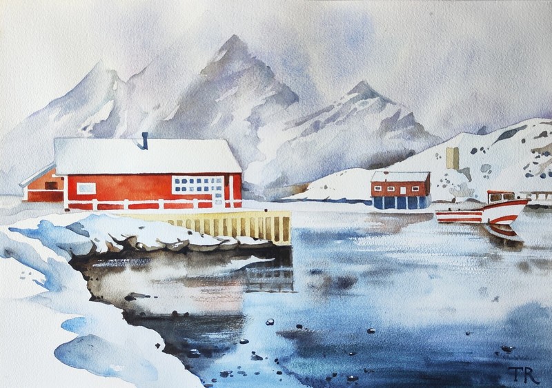 Scandinavia Painting Original
