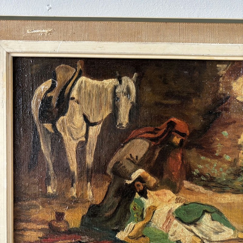 Original Oil Painting Scenery "Rescue Mission" Figurative Small Artwork gallery