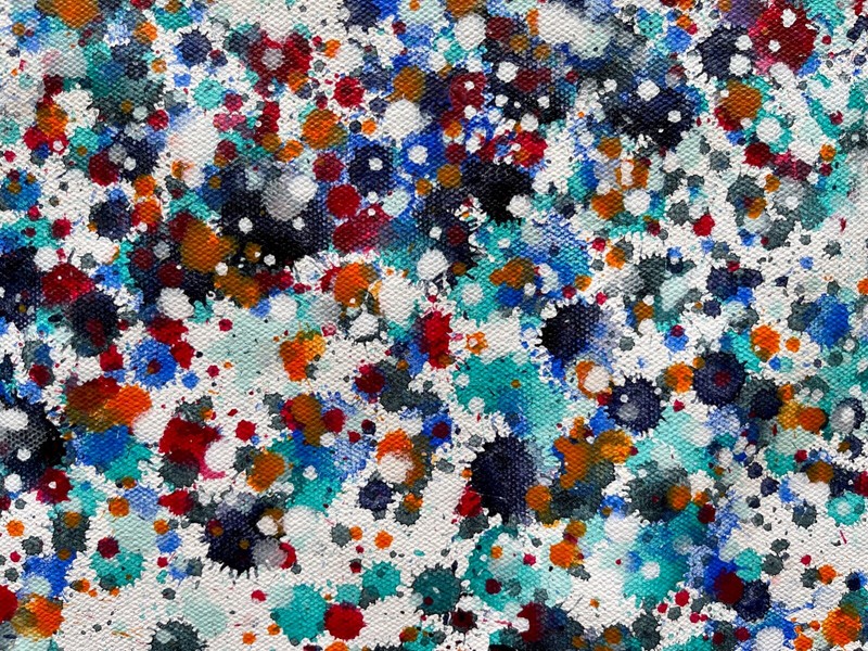 ORIGINAL ABSTRACT ACRYLIC PAINTING ON CANVAS gallery