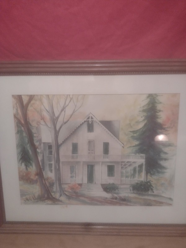 Beautiful Architectural Watercolor Painting By Lucy Karslake.