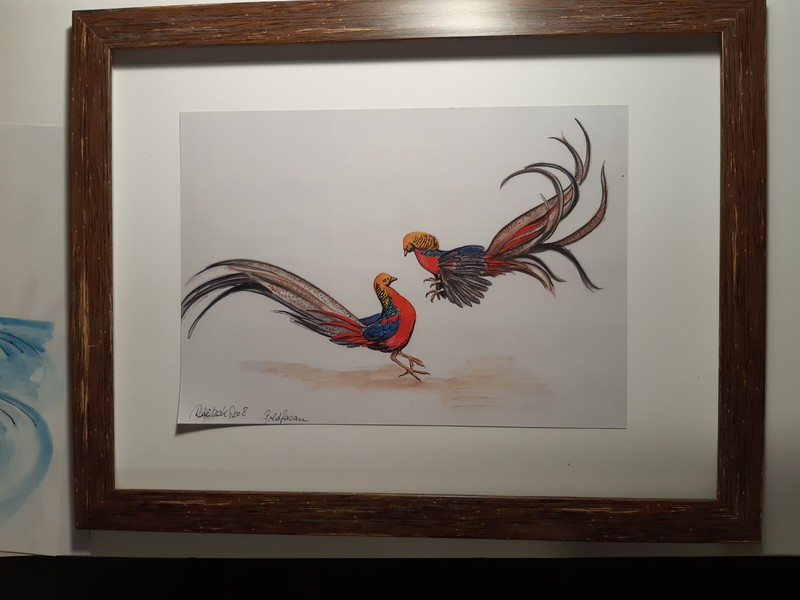 Artprint Rateitzak 1A Fine Art Collectable Deko Gold Fasan 