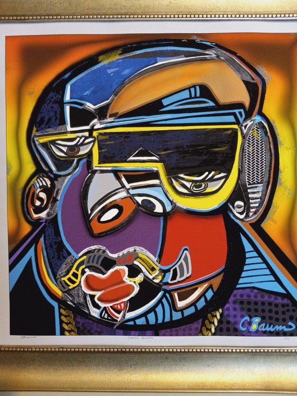 CeeLo Green Signed No. 1 Pop Art Portrait Limited Edition, Signed By CBaum