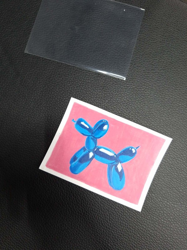 aceo original art cards balloon animal