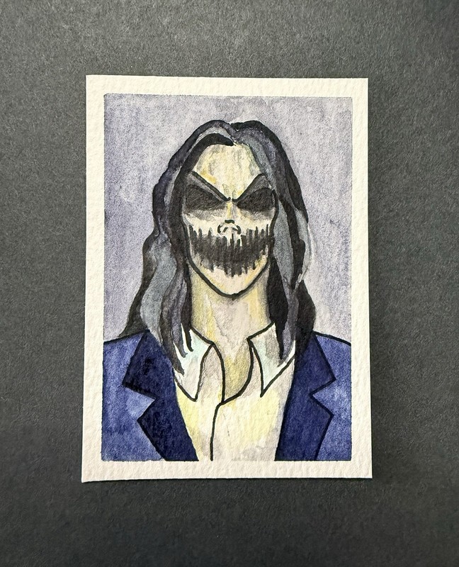 Original ACEO/100 HORROR ACEO’s in 100 DAYS/beks_and_lo/#14 SINISTER