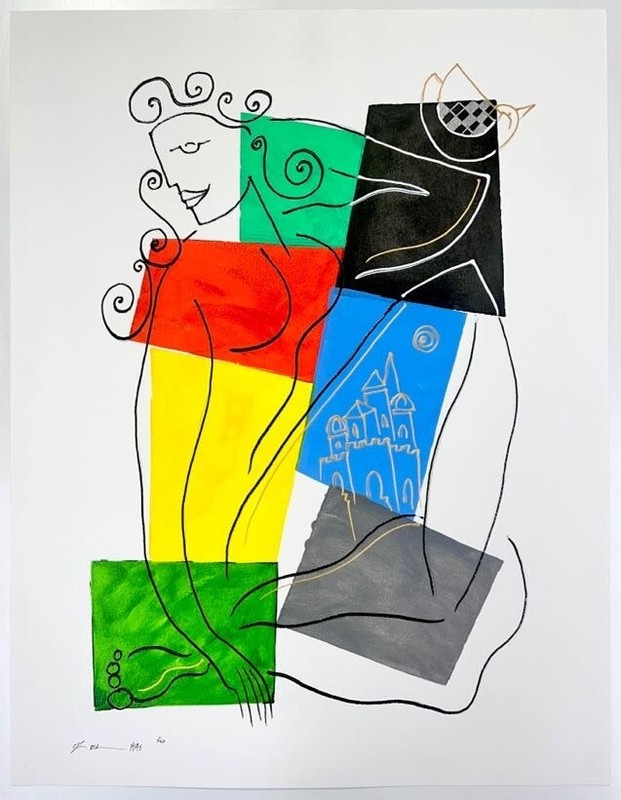 Oz El Hai – Woman – Mixed Media – 65*50 cm
