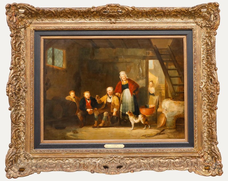 William Shayer Senior (1787-1879) – Framed Mid 19th Century Oil, A Good Ale