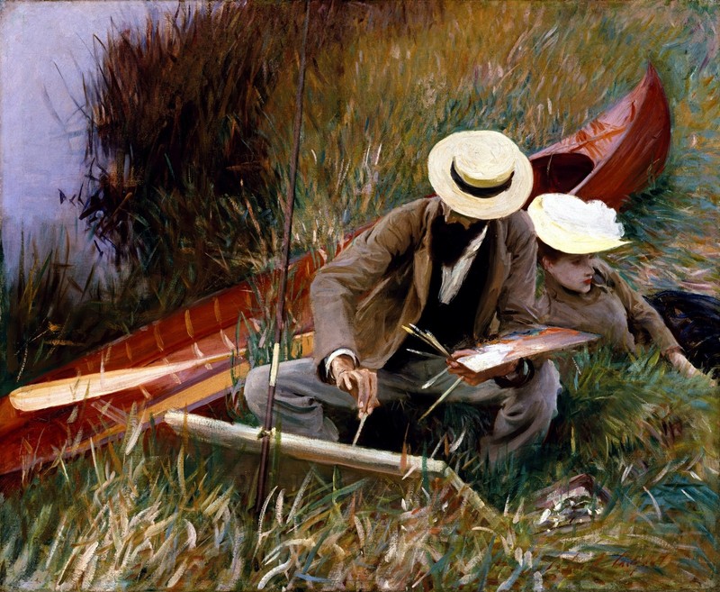 John Singer Sargent Out Doors Study Reproduction – Giclee Canvas/Paper/Stretched