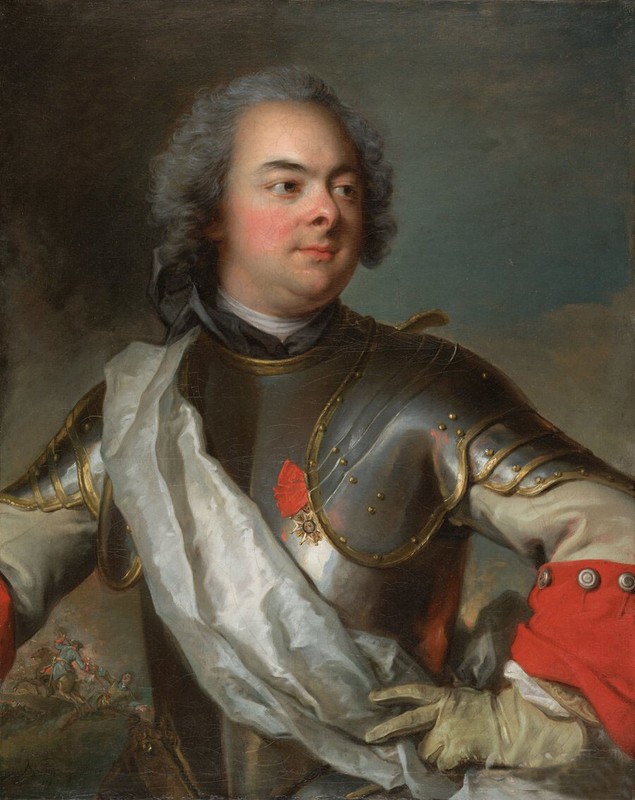 Oil painting jean marc nattier Portrait of a Knight of the Order of Saint Louis