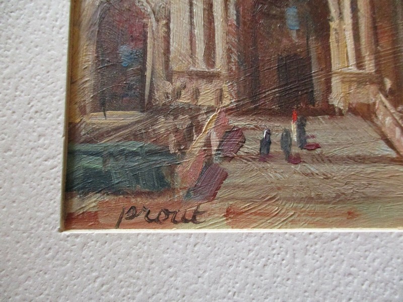 VINTAGE ICON PORTRAIT OIL PAINTING RELIGIOUS COLLECTION LISTED AMERICAN ARTIST gallery