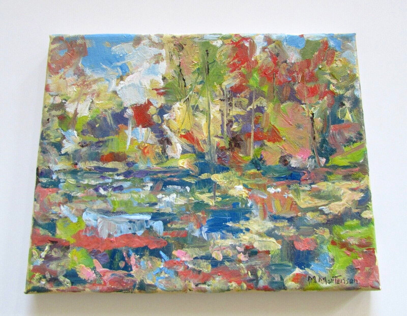 R. M Mortensen Alabama Autumn Tree Impressionist Landscape Painting gallery