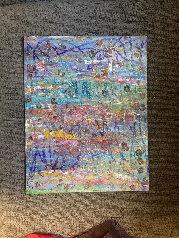 Abstract Original paintings , colorful rhythm of lights gallery