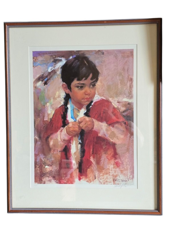 Harley Brown Signed Artist Proof (A/P) Native American Girl Print