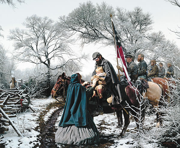 Christmas Blessing By John Paul Strain Signed Artist Proof Studio Canvas Giclée