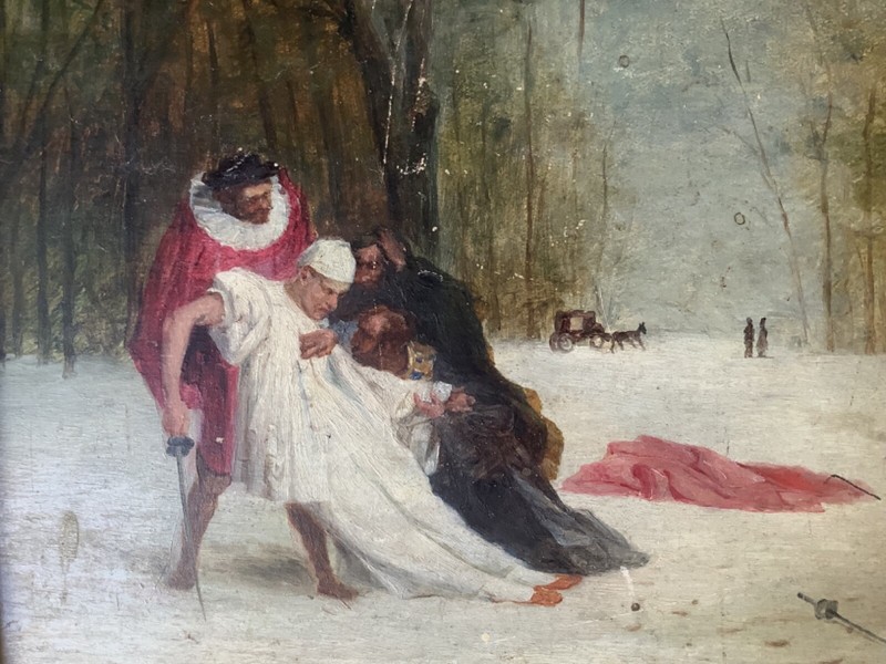 19th Century Study French Academism The masked ball Jean Leon GEROME Oil gallery