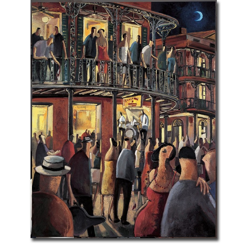 New Orleans – Do it by Lourenco Gallery-Wrap Canvas Giclee Art (30 in x 24 in)