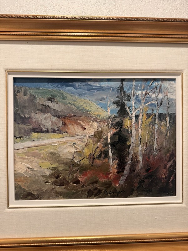 Leonard Parent Basque Original Oil Painting On Canvas Signed Front And Back COA gallery
