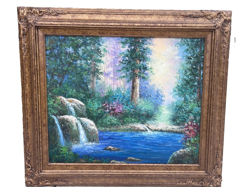 Oil Painting Framed 32”x28” Frame