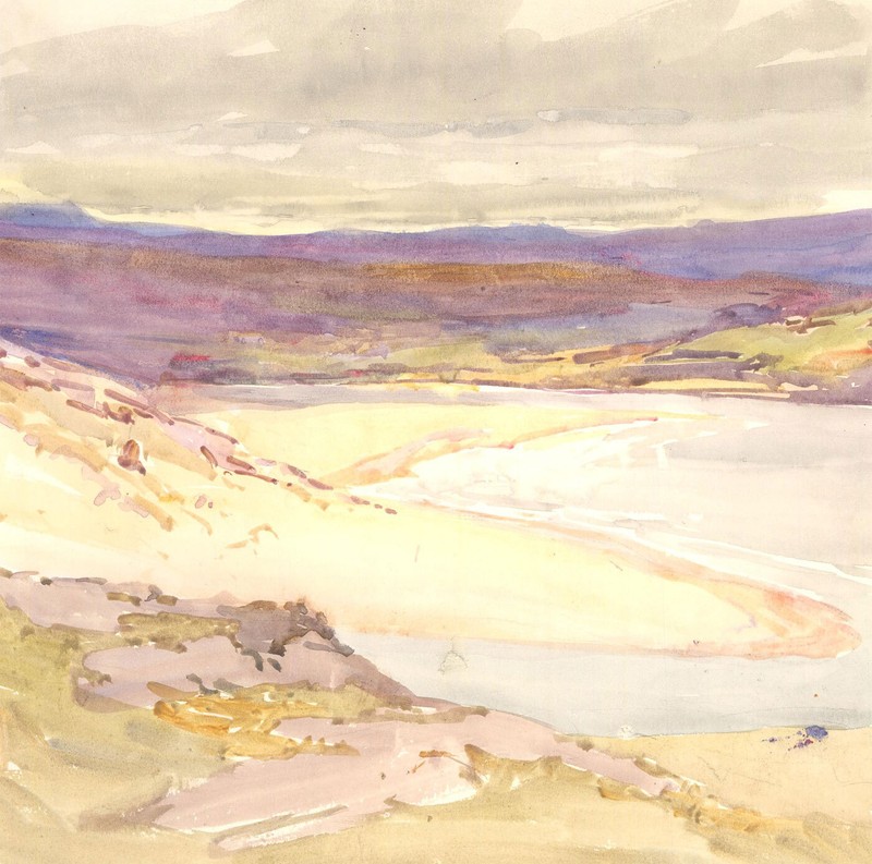 H.A. Macfarlane – Early 20th Century Watercolour, The Coast