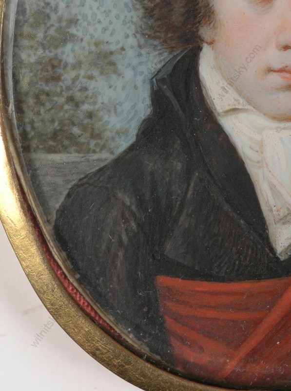 Johann Michael Weixlbaum (1752-1840) "Young aristocrat" miniature, ca.1800 (m) gallery