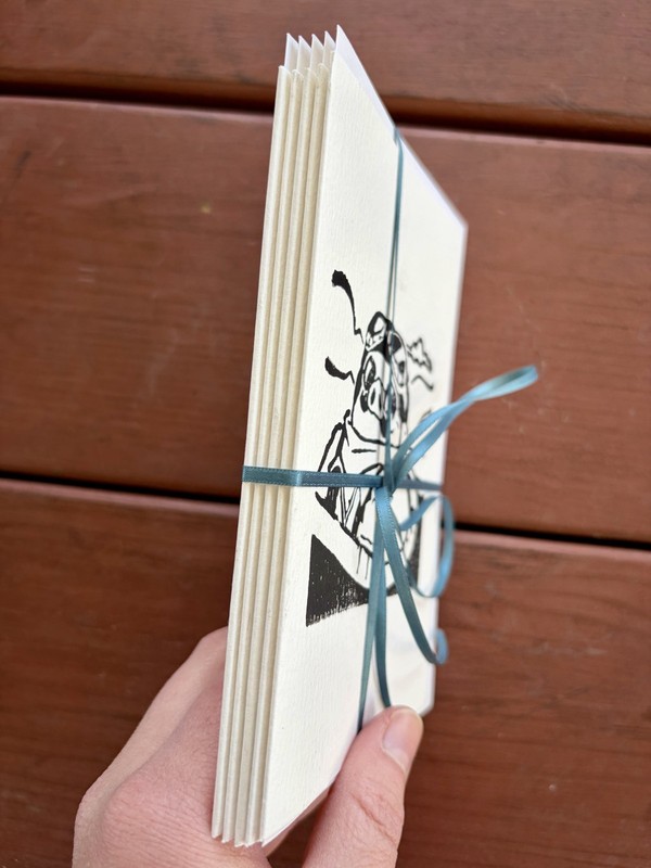 Original Studio Ghibli Greeting Cards 2 Print By Alannah Dyer- 4x6 in. Lino Cut gallery