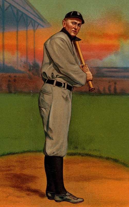 stunning oil painting handpainted on canvas-Baseball Player
