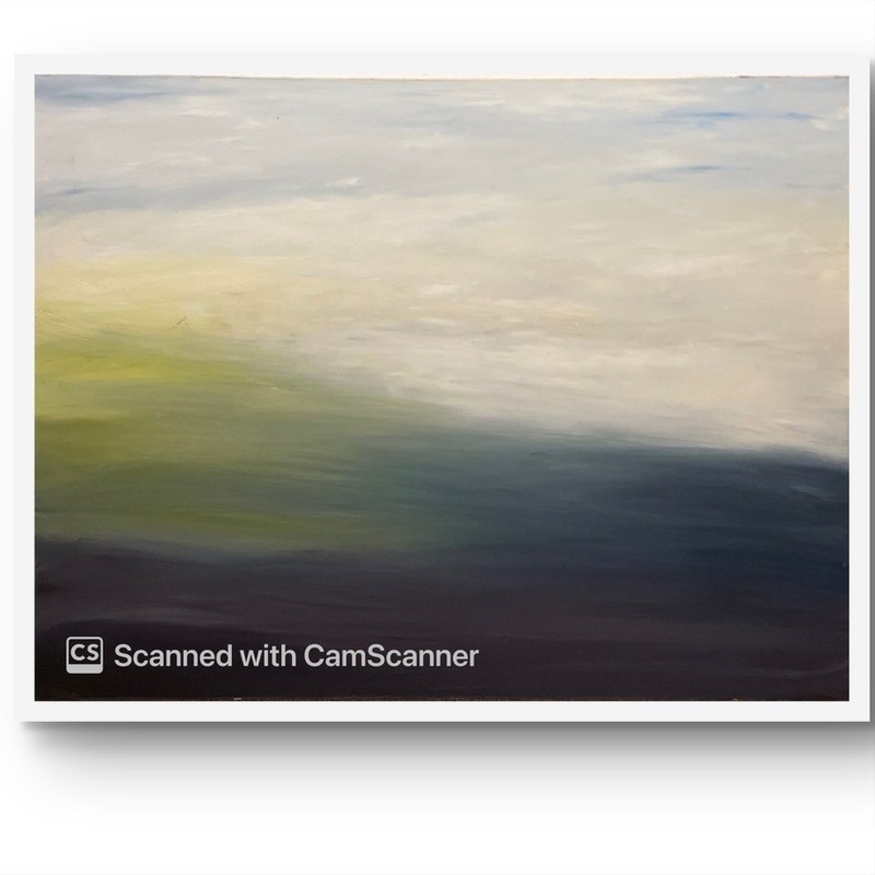 BLESSED#272 Peace Calm High View Landscape 30x40 Original Oil Canvas Abstract gallery