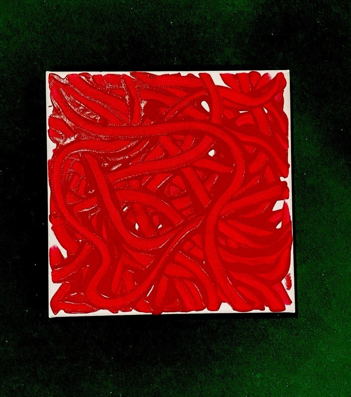 “The Knot” 8 in x 8 in painting