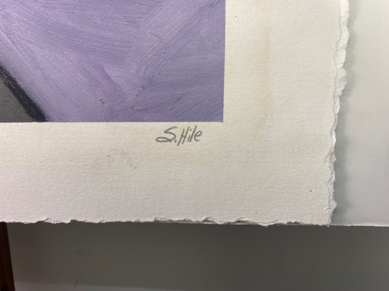 S.Hile "Getting to the Point" Original Acrylic On Paper gallery
