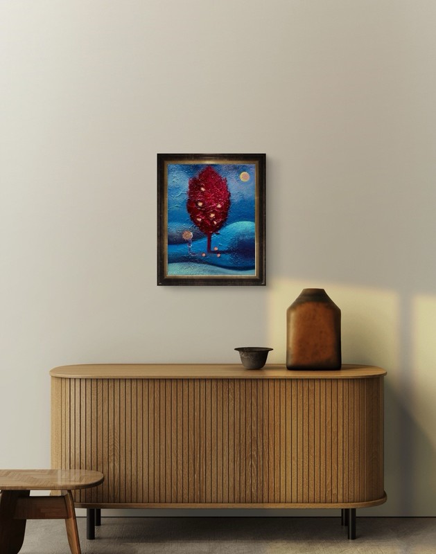 Original Oil Painting “ Apples “ 8x10 Still Life Canvas Signed COA OOAK Tree Kid gallery