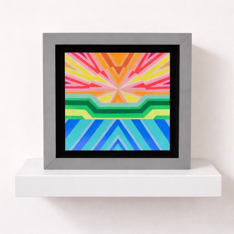 SPHERE 4 OP ART Painting, Op Art, Psychedelic Art, Abstract Art, Phish Sphere