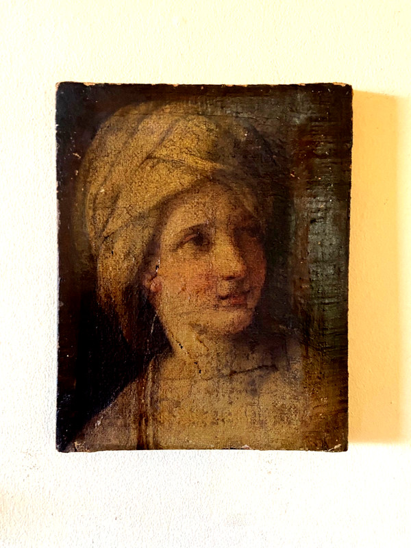antique oil on canvas painting old masters most probably 16th or 17th century gallery