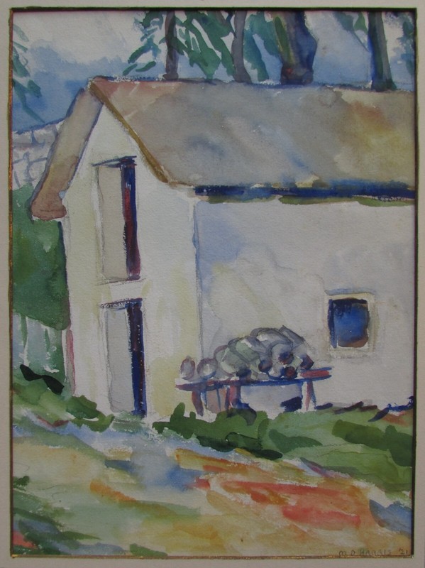 Marian D. Harris Philadelphia and New Jersey artist PAFA label Impressionist