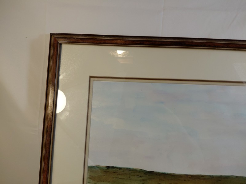 Woolley (1983) Native-Inspired Watercolor 30×25 Frame Gary R. Lucy Gallery gallery