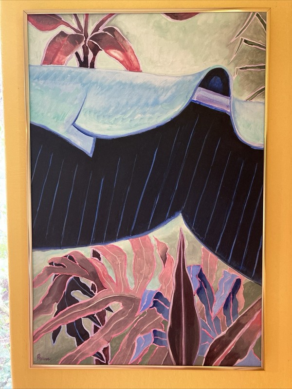 John Paul Thomas Sacred Fern Hawaii Painting