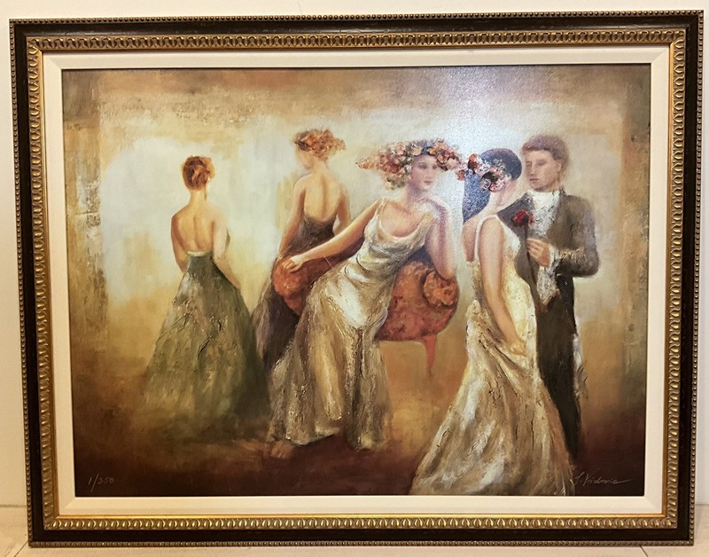 I Vidovic, (Mlinar) Leisure, Giclee￼ Canvas. Hand Embellished￼￼ 1/350