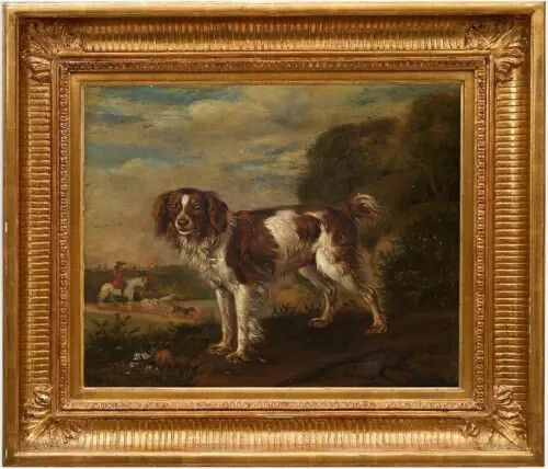 Old Master-Art Antique Oil Painting Portrait girl lady on canvas 24″x30″
