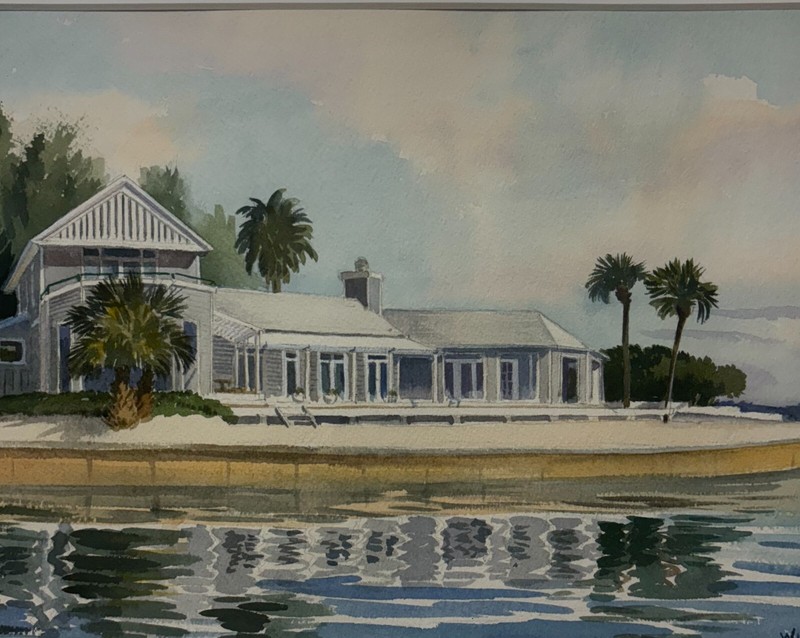 Original WINI SMART Oceanfront Home FLORIDA Seascape PAINTING -Marco Island BOCA gallery