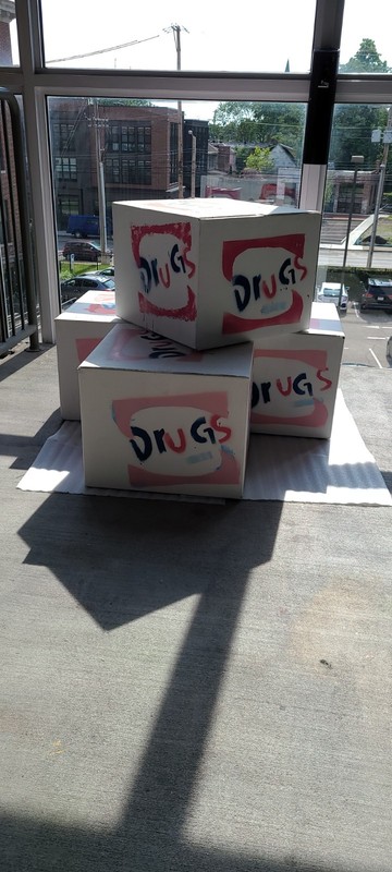 Anthony Lister X Andy WARHOL BRILLO X DRUGS