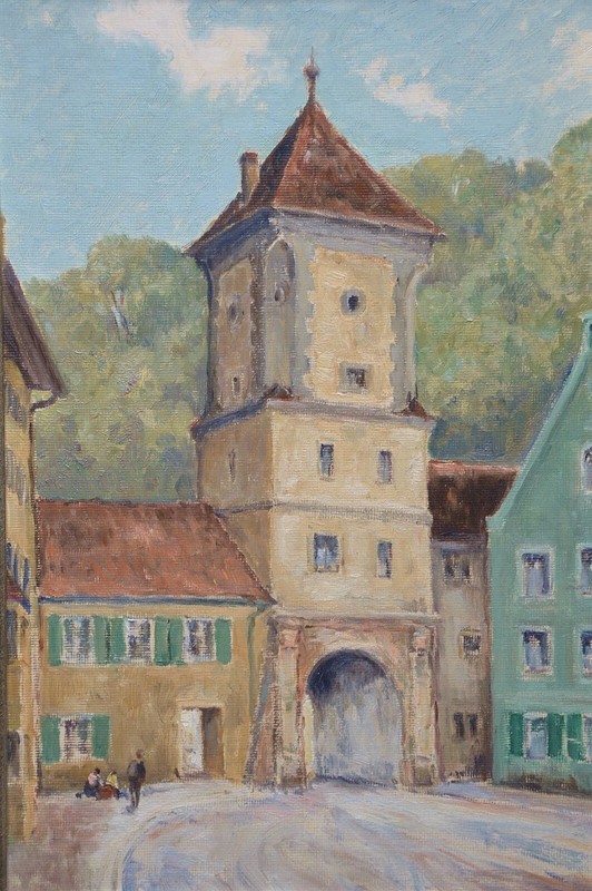 HUBER, Karl of Landsberg/Lech, Germany 16″ x 24″ on Canvas