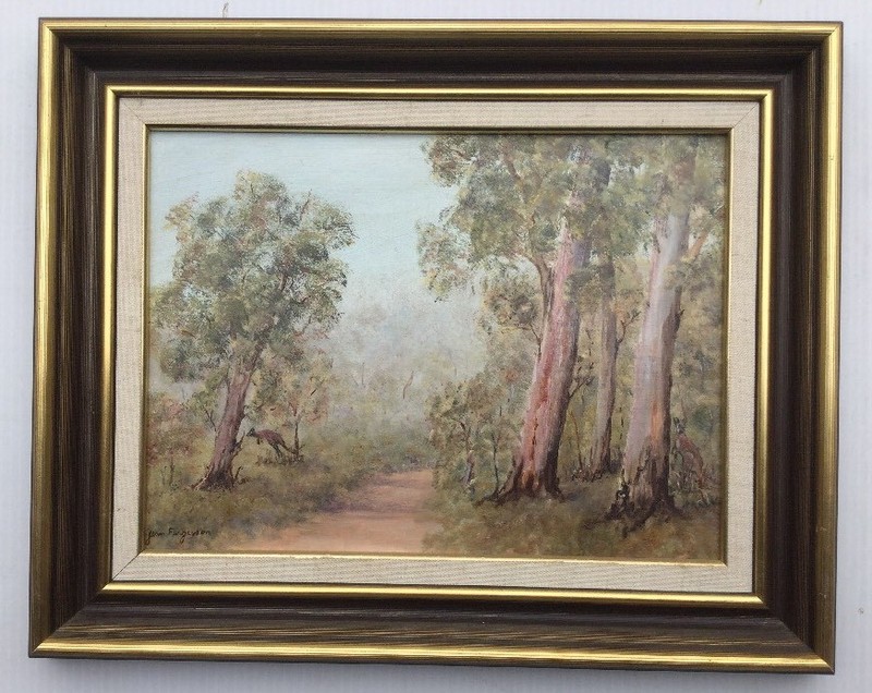 Jean Ferguson Wild Life Framed Oil Painting