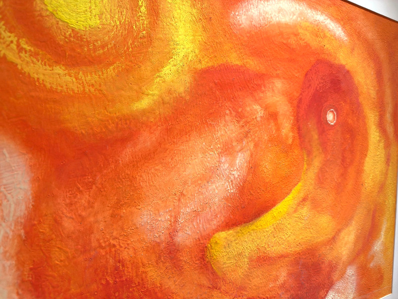 1960 Abstract Expressionist Painting Original Oil California Women Painters West gallery
