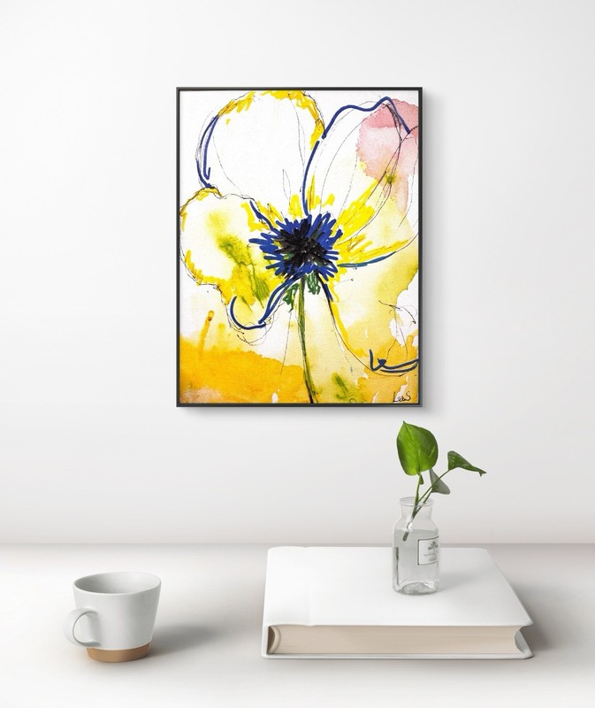 Original Abstract Expressionism 8x10 Blooms Handmade Signed Unique Fine Art 45 gallery
