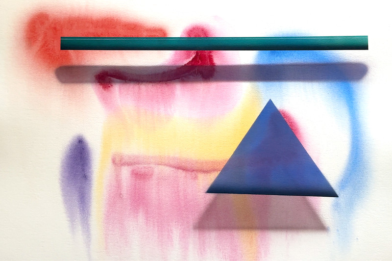 YASAMI 1986 Acrylic Painting on Hand Made Paper Fabriano «Water color» 22″ x30″